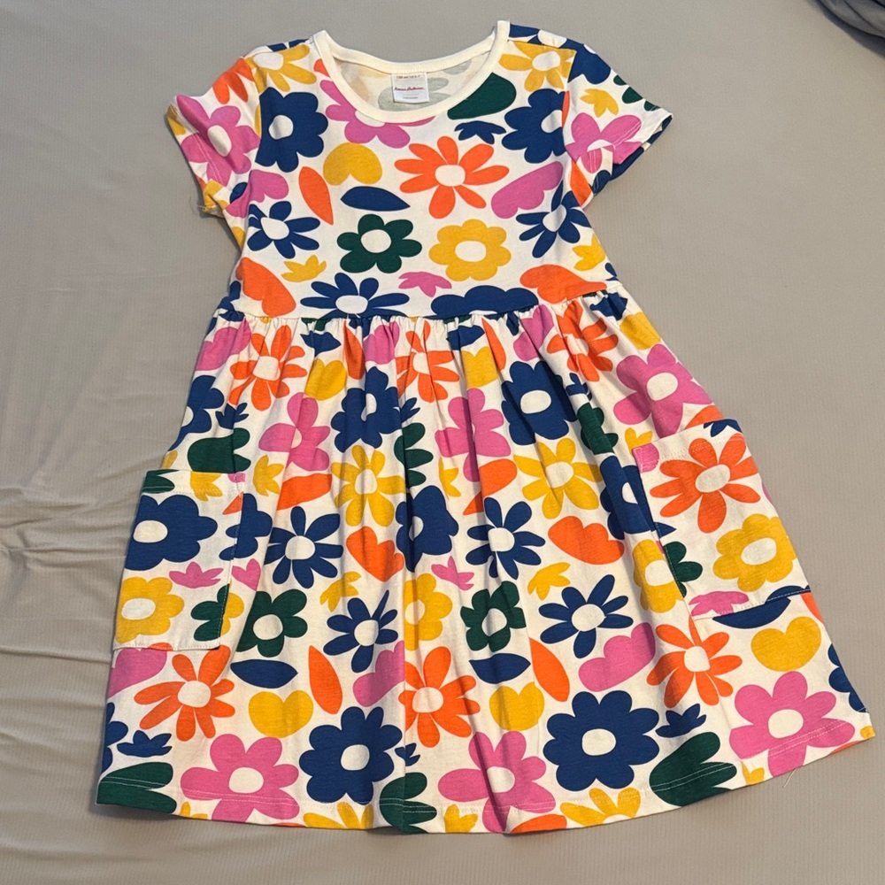 Hanna Andersson Multicolor Floral Kids Dress